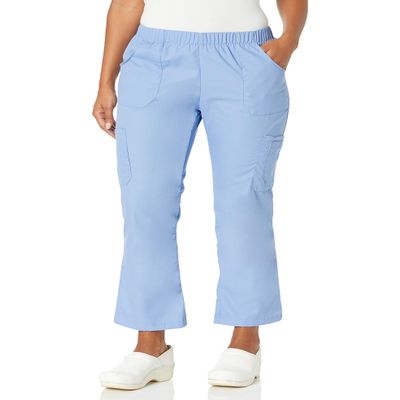 Fashion Seal Healthcare Women's F Ciel SimplySft Straight-Leg Cargo Pant Pants, Ciel, S REG