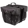 M-Wave Unisex - Adults Amsterdam Double Pannier Rack Bag with Rain Cover - Black view 3