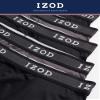 Izod Men's 5 Pack Performance Cycle Boxer Brief Underwear, Black/Smoked Pearl/Black/Smoked Pearl/Black, S view 3