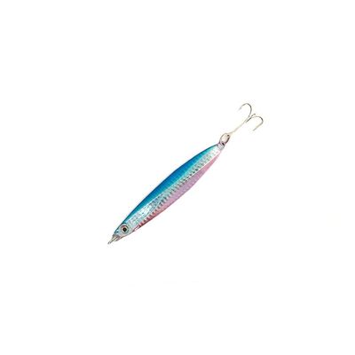 Knife Colt Sniper Jigs 80g, 8 Pcs Blue Pink for Vertical Jigging, Metal Jig Accessory, Ideal for Tuna, Amberjack & Deepwater Species