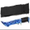 Tactical Master 24 Inch Decorative Stainless Steel Machete with Nylon Carrier  Chinese Dao Style Fixed Blade for Camping, Outdoor Activities, Collections, and Gifts - Lighting view 1