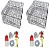 2-Pack of KUFA Vinyl Coated Crab Traps & Accessory Kits (100' Lead Core Sinking line,Caliper,Harness,Bait Bag & 11" Float) (S70+CEC1) x2 view 1