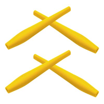 2 Pair Yellow Replacement Earsocks for Oakley Crosshair 2.0 OO4044 Sunglasses