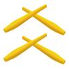 2 Pair Yellow Replacement Earsocks for Oakley Crosshair 2.0 OO4044 Sunglasses view 1