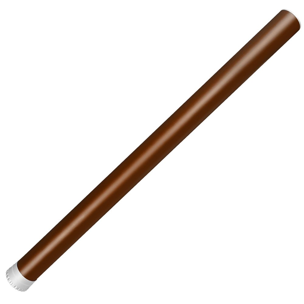 Z Aventik Carbon Fly Fishing Rod Tube(Case) Aluminum Cap  fits Any 9ft 4pcs Fly Rod (Matt Coffee)