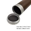 Z Aventik Carbon Fly Fishing Rod Tube(Case) Aluminum Cap  fits Any 9ft 4pcs Fly Rod (Matt Coffee) view 3