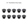 10-Pack Plastic Bicycle Handlebar End Plugs, Black Bar End Caps for Dust Protection, Easy Installation view 1