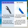 Focevi Adult Swim Snorkel, Blue, Silicone Mouthpiece, One-Way Purge Valve, Lightweight, Comfortable, Suitable for Freestyle, Backstroke, Butterfly, Breaststroke view 2