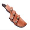 Smart & Sharp Custom Handmade Damascus Steel Hunting Knife/Tracker Knife AA-17133 (Colored Bone and Wood) view 3