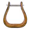 Partrade Trading Corporation Equi-Sky Stainless Steel Cover Wooden Stirrups 5in view 1
