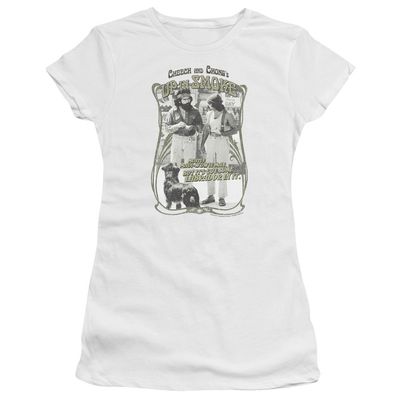 Trevco Up in Smoke Labrador Juniors' Sheer Fitted T Shirt, 2X-Large White