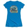 Trevco I Love Lucy Lucys Luau Juniors' Sheer Fitted T Shirt, 2X-Large Turquoise view 1