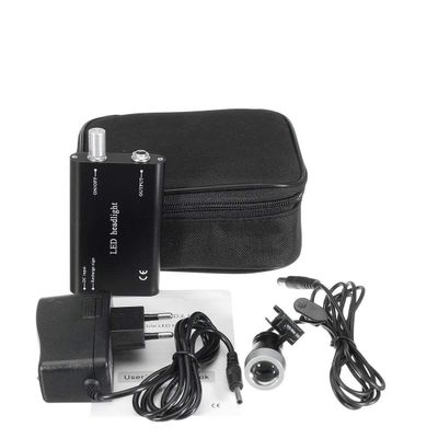 Aries Outltes LED Head Light Lamp 3W for Dental Surgical Medical Binocular Loupe Black
