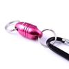 Magnetic Net Release Aluminum Shell for Fly Fishing (Pink) view 2