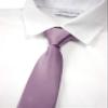 Spring Notion Boys' Solid Color Microfiber Zipper Tie Large Dusty Wisteria view 2