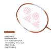 YONEX ZR 100 Light Aluminium Badminton Racquet with Full Cover, (Orange, Made in India) Set of 2 view 4