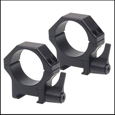 Contessa Pair of Rings for Picatinny in Reinforced Steel -  30 mm H 12 mm SR