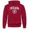 Barnesmith Indiana University Hoosiers Hooded Sweatshirt, Heritage, Cardinal, X-Large view 1