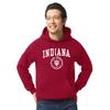 Barnesmith Indiana University Hoosiers Hooded Sweatshirt, Heritage, Cardinal, X-Large view 2