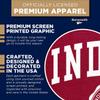 Barnesmith Indiana University Hoosiers Hooded Sweatshirt, Heritage, Cardinal, X-Large view 4