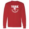 AL03 - York College Arch Logo Long Sleeve - 2X-Large - Red view 1