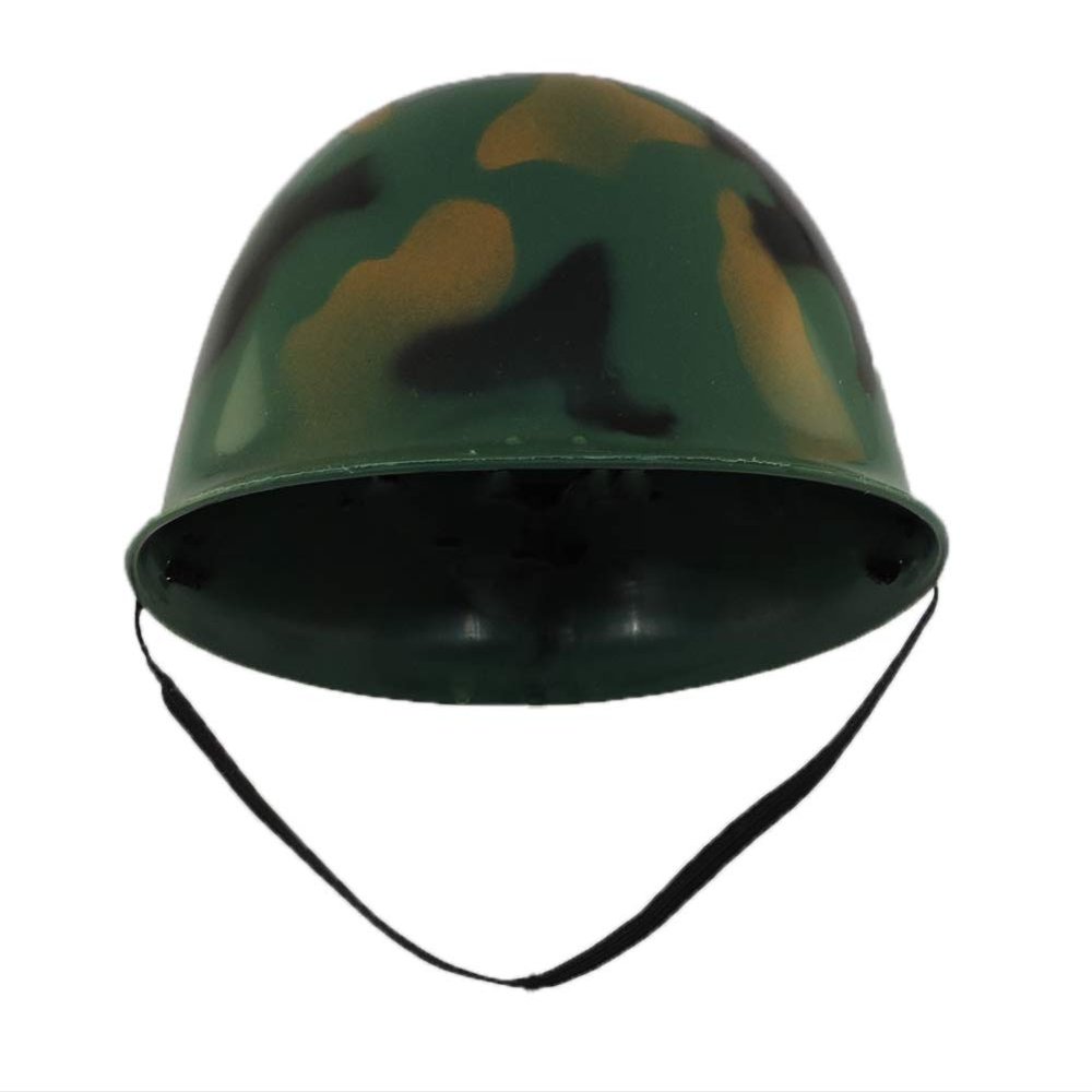 Childrens Green Army Helmet Costume Accessory (Camo)