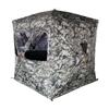 Muddy Infinity Camo Shadow Mesh Windows Black Backed Water Resistant Heavy-Duty 600 Denier Fabric Ground Blind, 3-Person view 2