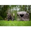 Muddy Infinity Camo Shadow Mesh Windows Black Backed Water Resistant Heavy-Duty 600 Denier Fabric Ground Blind, 3-Person view 4
