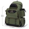 BASSDASH Fishing Tackle Backpack Water Resistant Tactical Bag Soft Tackle Box with Rod Holder and Protective Rain Cover view 2