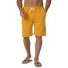VANCOOG Men's Casual Classic Fit Terry Cloth Elastic Jogger Running Shorts-Yellow-M view 2