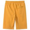 VANCOOG Men's Casual Classic Fit Terry Cloth Elastic Jogger Running Shorts-Yellow-M view 3