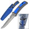 Ace Martial Arts Supply 9" SCUBA DIVING DROP POINT FIXED BLADE KNIFE WITH Sheath Leg & Arm Strapes (Gut Hook Drop Point Fixed Blade) view 4
