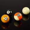 Collapsar AAA Grade Billiard Pool Table Billiard Ball Set,2-1/4" Regulation Size Full of 16 Resin Billiard Balls(Several Styles Available) (Art Number with Black Circle Style) view 3