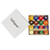 Collapsar AAA Grade Billiard Pool Table Billiard Ball Set,2-1/4" Regulation Size Full of 16 Resin Billiard Balls(Several Styles Available) (Art Number with Black Circle Style) view 4