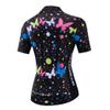 Cycling Jersey Women's Bike Jersey MTB Shirts Bicycle Shirt Team Racing Tops Black view 2