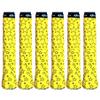 ALIEN PROS Tennis Racket Grip Tape (6 Grips)  Precut and Dry Feel Tennis Grip  Designer Tennis Overgrip Grip Tape Tennis Racket  Wrap Your Racquet for High Performance (6 Grips, Yellow Stars) view 1
