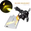 Aries Outlets Rigoberto 3W Headlight with Plastic Clip Filter, Head Light, Headlamp for Binocular Loupe with Bag (Silver view 3