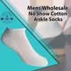 Yacht & Smith 240 Pairs Of Mens Wholesale Bulk No Show Ankle Socks, Big And Tall Cotton Sport Athletic Sock Size 13-16 view 3