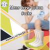 Yacht & Smith 120 Pairs Of Wholesale Kids Crew Socks, Childrens Cotton Casual Crew Socks Size 4-8 view 3