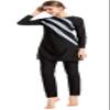 TianMaiGeLun Women Full Suit Muslim Swimsuits Islamic Burkini Modest Swimwear Lady Beachwear (Grey, M) view 3