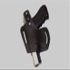 ALIS34090 Pancake Leather Holster Open-end Thumb Break RH & Single Magazine Pouch for Glock 17 19 22 23 Handmade! view 4