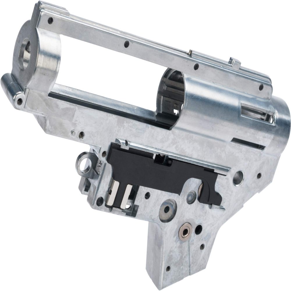 Evike - APS Silver Edge 8mm Ver.2 AEG Airsoft Gearbox Airsoft Shell (Type: Ambidextrous)
