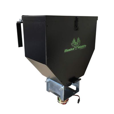 Elusive Wildlife Tailgate Road Feeder Spreader (50lb, The Eliminator Spinner Plate)