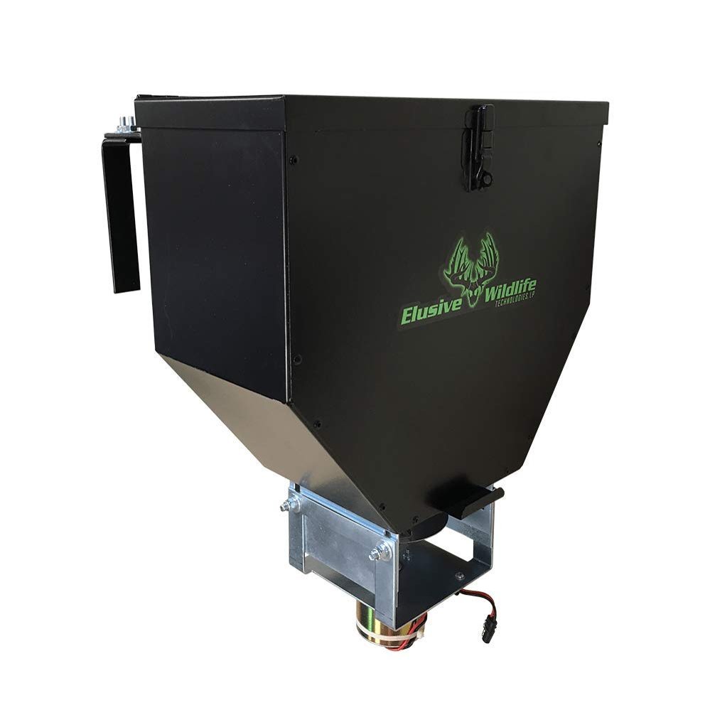 Elusive Wildlife Tailgate Road Feeder Spreader (50lb, The Eliminator Spinner Plate)
