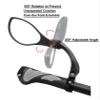 Hafny New Handlebar Bike Mirror, HD Blast-Resistant, Safe Crystal Clear Glass Mirror, Adjustable Rotatable, Rearview Mirror, Bicycle, HF-M902LS-FR01 view 4