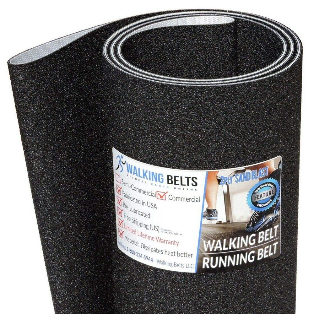 WALKINGBELTS LLC - Sole S77 (2013) 2-ply Sand Blast Treadmill Running Belt + Free 1oz Lube