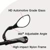 Hafny New Handlebar Bike Mirror, HD Blast-Resistant, Safe Crystal Clear Glass Mirror, Adjustable Rotatable, Rearview Mirror, Bicycle, HF-M902RS-FR01(Silver Right) view 3
