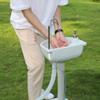 USAStock Tank Outdoor Wash Basin Sink with Faucet Removable Hand Sink with 24L Recovery Tank Camping/RV/Barber/Kitchen/Indoor, HDPE, w/Towel Holder, Soap Dispenser view 4