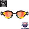 ARENA Unisex Adult Cobra Tri Swimming Goggles for Triathlon and Fitness Swipe Anti-Fog Wide Vision Mirror Lens, Yellow/Copper/Black view 2