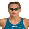 ARENA Unisex Adult Cobra Tri Swimming Goggles for Triathlon and Fitness Swipe Anti-Fog Wide Vision Mirror Lens, Yellow/Copper/Black view 4